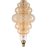 Avide Λάμπα LED Jumbo Bixby Κεχριμπάρι 8W E27 2400K Ντιμαριζόμενο 200x410mm